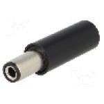 Conector alimentare DC, 12V DC, {{Numarul de pini}} pini, seria {{Seria producatorului}}, 5,5/2,5mm. LUMBERG - NES/J 25 SCHWARZ