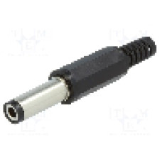 Conector alimentare DC, 12V DC, {{Numarul de pini}} pini, seria {{Seria producatorului}}, 5,5/2,5mm. LUMBERG - XNES/J 250 SCHWARZ