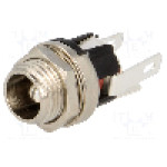 Conector alimentare DC, 12V, {{Numarul de pini}} pini, seria {{Seria producatorului}}, 5,5/2,5mm. CLIFF - FC681446