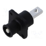 Conector alimentare DC, 1,5kV, 1 pini, seria ES-100A, {{Dimensiune pin}}. DEGSON ELECTRONICS - ESS-100A-16-B/S-BK-00