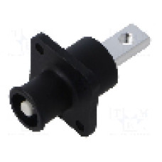 Conector alimentare DC, 1,5kV, 1 pini, seria ES-100A, {{Dimensiune pin}}. DEGSON ELECTRONICS - ESS-100A-16-B/S-BK-00