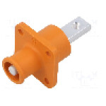 Conector alimentare DC, 1,5kV, 1 pini, seria ES-100A, {{Dimensiune pin}}. DEGSON ELECTRONICS - ESS-100A-16-B/S-OR-00