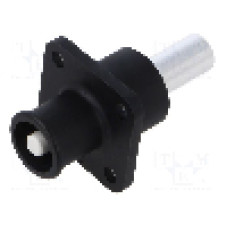 Conector alimentare DC, 1,5kV, 1 pini, seria ES-100A, {{Dimensiune pin}}. DEGSON ELECTRONICS - ESS-100A-16-C-BK-00