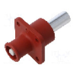 Conector alimentare DC, 1,5kV, 1 pini, seria ES-100A, {{Dimensiune pin}}. DEGSON ELECTRONICS - ESS-100A-16-C-RD-00