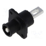 Conector alimentare DC, 1,5kV, 1 pini, seria ES-120A, {{Dimensiune pin}}. DEGSON ELECTRONICS - ESS-120A-25-B-BK-00