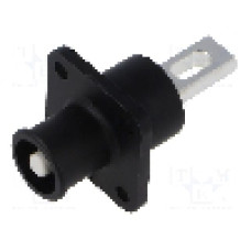 Conector alimentare DC, 1,5kV, 1 pini, seria ES-120A, {{Dimensiune pin}}. DEGSON ELECTRONICS - ESS-120A-25-B-BK-00