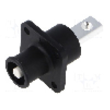 Conector alimentare DC, 1,5kV, 1 pini, seria ES-120A, {{Dimensiune pin}}. DEGSON ELECTRONICS - ESS-120A-25-B/S-BK-00