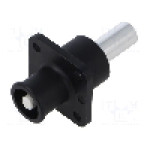 Conector alimentare DC, 1,5kV, 1 pini, seria ES-120A, {{Dimensiune pin}}. DEGSON ELECTRONICS - ESS-120A-25-C-BK-00
