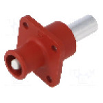 Conector alimentare DC, 1,5kV, 1 pini, seria ES-120A, {{Dimensiune pin}}. DEGSON ELECTRONICS - ESS-120A-25-C-RD-00
