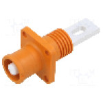 Conector alimentare DC, 1,5kV, 1 pini, seria ES-200A, {{Dimensiune pin}}. DEGSON ELECTRONICS - ESS-200A-50-B-OR-90