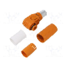 Conector alimentare DC, 1,5kV, 1 pini, seria ES-250A, {{Dimensiune pin}}. DEGSON ELECTRONICS - ESP-250A-70-OR-00