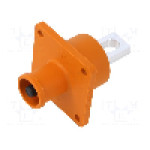 Conector alimentare DC, 1,5kV, 1 pini, seria ES-250A, {{Dimensiune pin}}. DEGSON ELECTRONICS - ESS-250A-70-B-OR-00