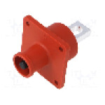 Conector alimentare DC, 1,5kV, 1 pini, seria ES-250A, {{Dimensiune pin}}. DEGSON ELECTRONICS - ESS-250A-70-B-RD-00