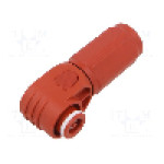 Conector alimentare DC, 1,5kV, 1 pini, seria ES-350A, {{Dimensiune pin}}. DEGSON ELECTRONICS - ESP-350A-120-RD-00