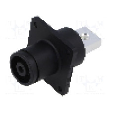 Conector alimentare DC, 1,5kV, 1 pini, seria ES-350A, {{Dimensiune pin}}. DEGSON ELECTRONICS - ESS-350A-120-B/S-BK-00