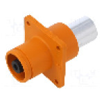 Conector alimentare DC, 1,5kV, 1 pini, seria ES-350A, {{Dimensiune pin}}. DEGSON ELECTRONICS - ESS-350A-120-C-OR-00