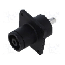Conector alimentare DC, 1,5kV, 1 pini, seria ES-350A, {{Dimensiune pin}}. DEGSON ELECTRONICS - ESS-350A-120-S-BK-00