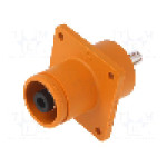 Conector alimentare DC, 1,5kV, 1 pini, seria ES-350A, {{Dimensiune pin}}. DEGSON ELECTRONICS - ESS-350A-120-S-OR-00