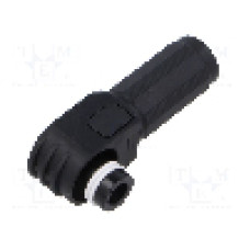 Conector alimentare DC, 1kV, 1 pini, seria ES-50A, {{Dimensiune pin}}. DEGSON ELECTRONICS - ESP-50A-06-BK-00