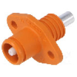 Conector alimentare DC, 1kV, 1 pini, seria ES-50A, {{Dimensiune pin}}. DEGSON ELECTRONICS - ESS-50A-06-C-OR-00