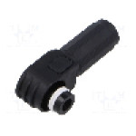 Conector alimentare DC, 1kV, 1 pini, seria ES-70A, {{Dimensiune pin}}. DEGSON ELECTRONICS - ESP-70A-10-BK-00