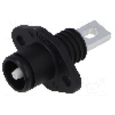 Conector alimentare DC, 1kV, 1 pini, seria ES-70A, {{Dimensiune pin}}. DEGSON ELECTRONICS - ESS-70A-10-B-BK-00