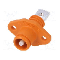 Conector alimentare DC, 1kV, 1 pini, seria ES-70A, {{Dimensiune pin}}. DEGSON ELECTRONICS - ESS-70A-10-B/S-OR-00