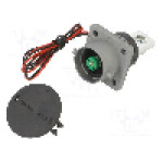 Conector alimentare DC, 1kV, 1 pini, seria PowerLok Gen.2, {{Dimensiune pin}}. AMPHENOL GEC - PL00V-301-10PM8-2