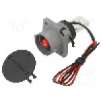 Conector alimentare DC, 1kV, 1 pini, seria PowerLok Gen.2, {{Dimensiune pin}}. AMPHENOL GEC - PL00W-301-10M8-2