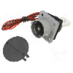 Conector alimentare DC, 1kV, 1 pini, seria PowerLok Gen.2, {{Dimensiune pin}}. AMPHENOL GEC - PL00Y-301-10M8-2