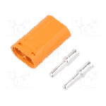 Conector alimentare DC, 1kV, 2 pini, seria LC, {{Dimensiune pin}}. AMASS - LCB30-M