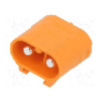 Conector alimentare DC, 1kV, 2 pini, seria LC, {{Dimensiune pin}}. AMASS - LCB30PB-M