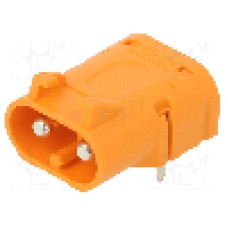 Conector alimentare DC, 1kV, 2 pini, seria LC, {{Dimensiune pin}}. AMASS - LCB30PW-M