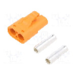 Conector alimentare DC, 1kV, 2 pini, seria LC, {{Dimensiune pin}}. AMASS - LCB40-F