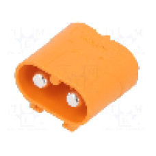 Conector alimentare DC, 1kV, 2 pini, seria LC, {{Dimensiune pin}}. AMASS - LCB40PB-M