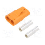 Conector alimentare DC, 1kV, 2 pini, seria LC, {{Dimensiune pin}}. AMASS - LCB50-F