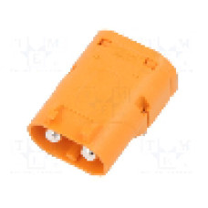 Conector alimentare DC, 1kV, 2 pini, seria LC, {{Dimensiune pin}}. AMASS - LCB50PW-M