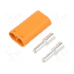 Conector alimentare DC, 1kV, 2 pini, seria LC, {{Dimensiune pin}}. AMASS - LCB60-M