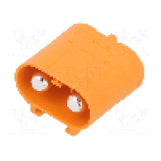 Conector alimentare DC, 1kV, 2 pini, seria LC, {{Dimensiune pin}}. AMASS - LCB60PB-M