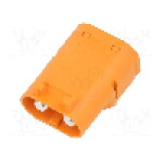 Conector alimentare DC, 1kV, 2 pini, seria LC, {{Dimensiune pin}}. AMASS - LCB60PW-M