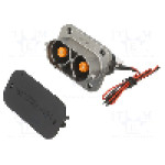 Conector alimentare DC, 1kV, 2 pini, seria PowerLok Gen.2, {{Dimensiune pin}}. AMPHENOL GEC - PL082X-301-10M8-2
