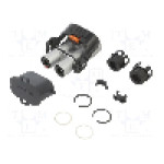 Conector alimentare DC, 1kV, 2 pini, seria PowerLok Gen.2, {{Dimensiune pin}}. AMPHENOL GEC - PL182X-301-50-2-5