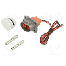 Conector alimentare DC, 1kV, 2 pini, seria {{Seria producatorului}}, {{Dimensiune pin}}. AMPHENOL GEC - PL082X-61-10-2