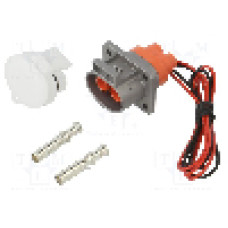 Conector alimentare DC, 1kV, 2 pini, seria {{Seria producatorului}}, {{Dimensiune pin}}. AMPHENOL GEC - PL082X-61-4-2