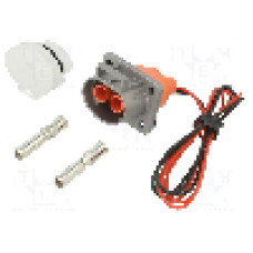 Conector alimentare DC, 1kV, 2 pini, seria {{Seria producatorului}}, {{Dimensiune pin}}. AMPHENOL GEC - PL082X-61-6-2