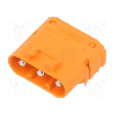 Conector alimentare DC, 1kV, 3 pini, seria LC, {{Dimensiune pin}}. AMASS - LCC30PW-M
