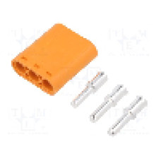 Conector alimentare DC, 1kV, 3 pini, seria LC, {{Dimensiune pin}}. AMASS - LCC40-M