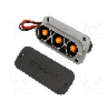 Conector alimentare DC, 1kV, 3 pini, seria PowerLok Gen.2, {{Dimensiune pin}}. AMPHENOL GEC - PL083X-301-10M8-2