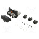 Conector alimentare DC, 1kV, 3 pini, seria PowerLok Gen.2, {{Dimensiune pin}}. AMPHENOL GEC - PL183X-301-50-2-5