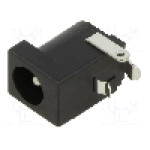 Conector alimentare DC, 20V DC, {{Numarul de pini}} pini, seria {{Seria producatorului}}, 6,3/2,35mm. GCT - DCJ235-05-A-K1-K